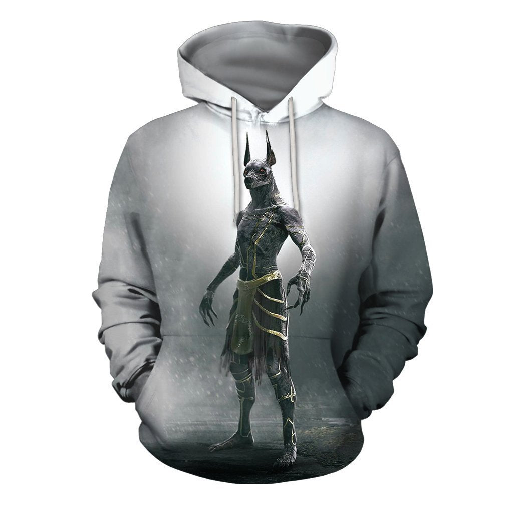 3D All Over Print Anubis Hoodie-Apparel-Khanh Arts-Hoodie-S-Vibe Cosy™