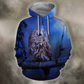 3D All Over Print Night Owl Shirts-Apparel-Phaethon-Zip-S-Vibe Cosy™