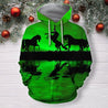 3D All Over Print Green Animals Horse Hoodie-Apparel-Phaethon-Zip-S-Vibe Cosy™
