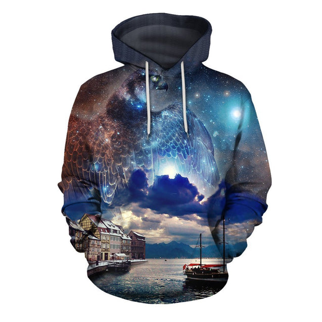 3D All Over Print Horus The Kingdom of Rome Hoodie-Apparel-Khanh Arts-Hoodie-S-Vibe Cosy™