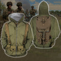 3D All Over Printed U.S. WWII Soldier Shirts-Apparel-HP Arts-ZIPPED HOODIE-S-Vibe Cosy™