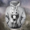 All Over Print White Horse-Apparel-Phaethon-Zip-S-Vibe Cosy™