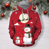 All Over Print Santa Ride 05-Apparel-HbArts-Zipped Hoodie-S-Vibe Cosy™