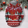 3D All Over Print Red Rabbit Hunting Hoodie-Apparel-Phaethon-Zip-S-Vibe Cosy™