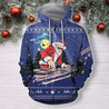 3D All Over Print Blue Santa Shirts-Apparel-Phaethon-Zip-S-Vibe Cosy™