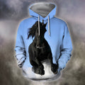 3D All Over Print Black Horse Blue Sky Shirts-Apparel-Phaethon-Zip-S-Vibe Cosy™