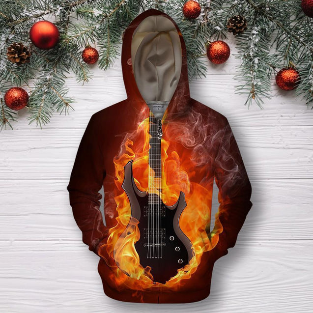 3D All Over Print Guitar Shirts HG-Apparel-HG-Zip-S-Vibe Cosy™