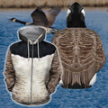3D All Over Printed Goose Shirts-Apparel-HP Arts-ZIPPED HOODIE-S-Vibe Cosy™
