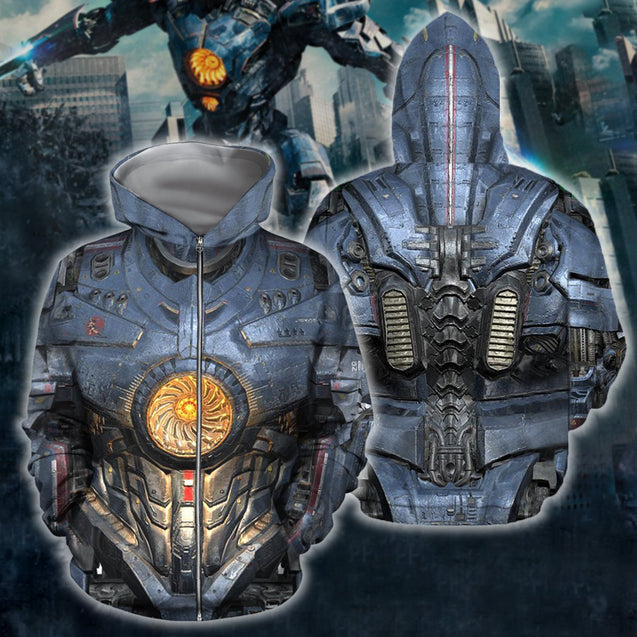 All Over Printed Breastplate Shirts-Apparel-HP Arts-ZIPPED HOODIE-S-Vibe Cosy™