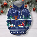 3D All Over Print Blue Rabbit Hunting Hoodie-Apparel-Phaethon-Zip-S-Vibe Cosy™