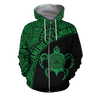 American Samoa Polynesian Hoodie - Green-Apparel-Phaethon-Hoodie-S-Vibe Cosy™