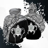 American Samoa Hoodie - White PL-Apparel-PL8386-Zipped Hoodie-S-Vibe Cosy™