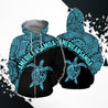 American Samoa Polynesian Hoodie - Blue-Apparel-Phaethon-Zipped Hoodie-S-Vibe Cosy™