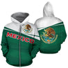 Mexico Coat Of Arms Hoodie - Vivian Style-Apparel-HP Arts-Zip-Hoodie-S-Vibe Cosy™