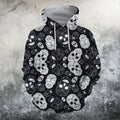 Candy Skull Hoodie-Apparel-GP Art-Hoodie-S-Vibe Cosy™