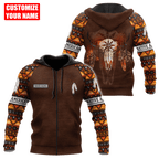 Customized Name Native American 3D All Over Printed Unisex Shirts