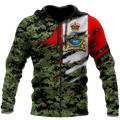 Canadian Air Force Veteran 3D All Over Printed Shirts PD10032102