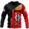 Premium Unisex Hoodie Personalized Remember Anzac Day Maori Tattoo And Aboriginal ML