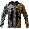 Anzac Day Australia Aboriginal And New Zealand Maori 3D All Over Printed Unisex