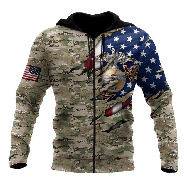 United States Marine Corps 3D All Over Printed Unisex Shirts