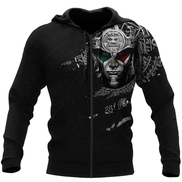 Aztec Warrior 3D All Over Printed Hoodie