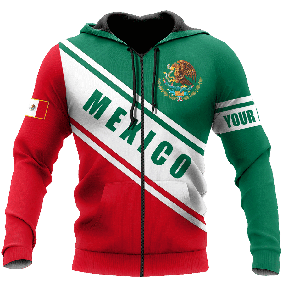 Personalized Name Mexico 3D All Over Printed Unisex Shirts