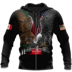 Mexican American Hoodie 3D All Over Printed Shirts For Men and Women TR1012207