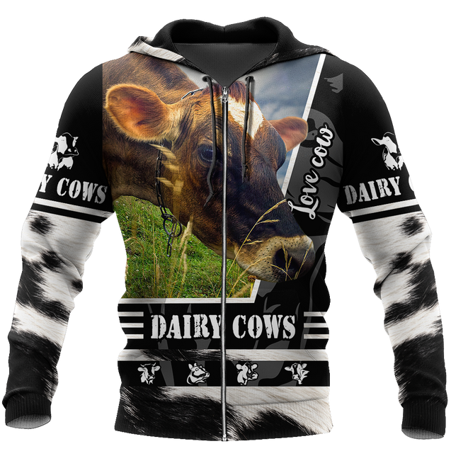 Dairy Cows 3D All Over Printed Unisex Shirts DD1412202