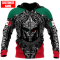 Personalized Name Aztec Mexican 3D All Over Printed Unisex Shirts