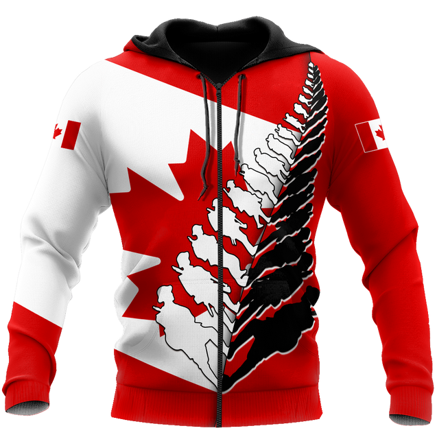 Canadian Veteran - Remembrance Day 3D All Over Printed Clothes TNA15032103.S1