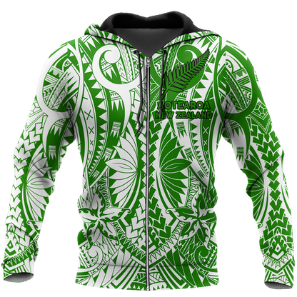 New zealand Aotearoa silver fern classic 3d all over printed
