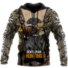 Hunting Dog 3D Over Printed Unisex Deluxe Hoodie ML