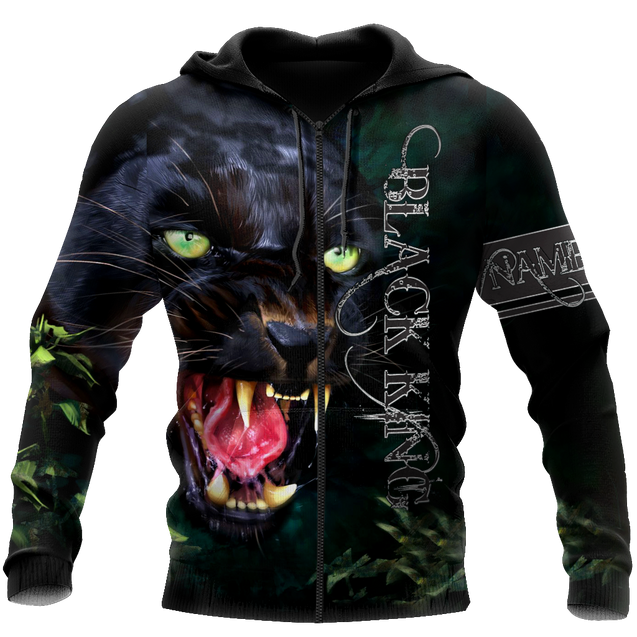 Black King Panther Personalized Unisex Deluxe Hoodie ML