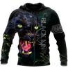 Black King Panther Personalized Unisex Deluxe Hoodie ML