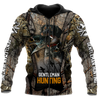 Deer Hunting 3D Over Printed Unisex Deluxe Hoodie ML VP20112004