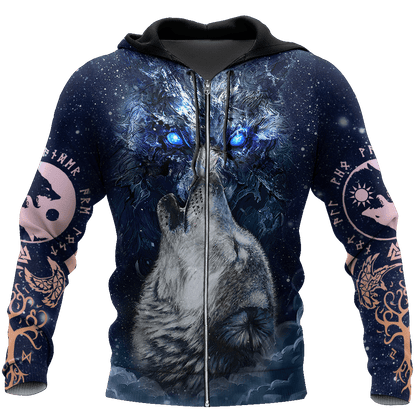 Wolf 3D All Over Printed Unisex Shirts