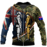 Remember Soldiers camo Australia and Kiwi Veteran 3D print shirts