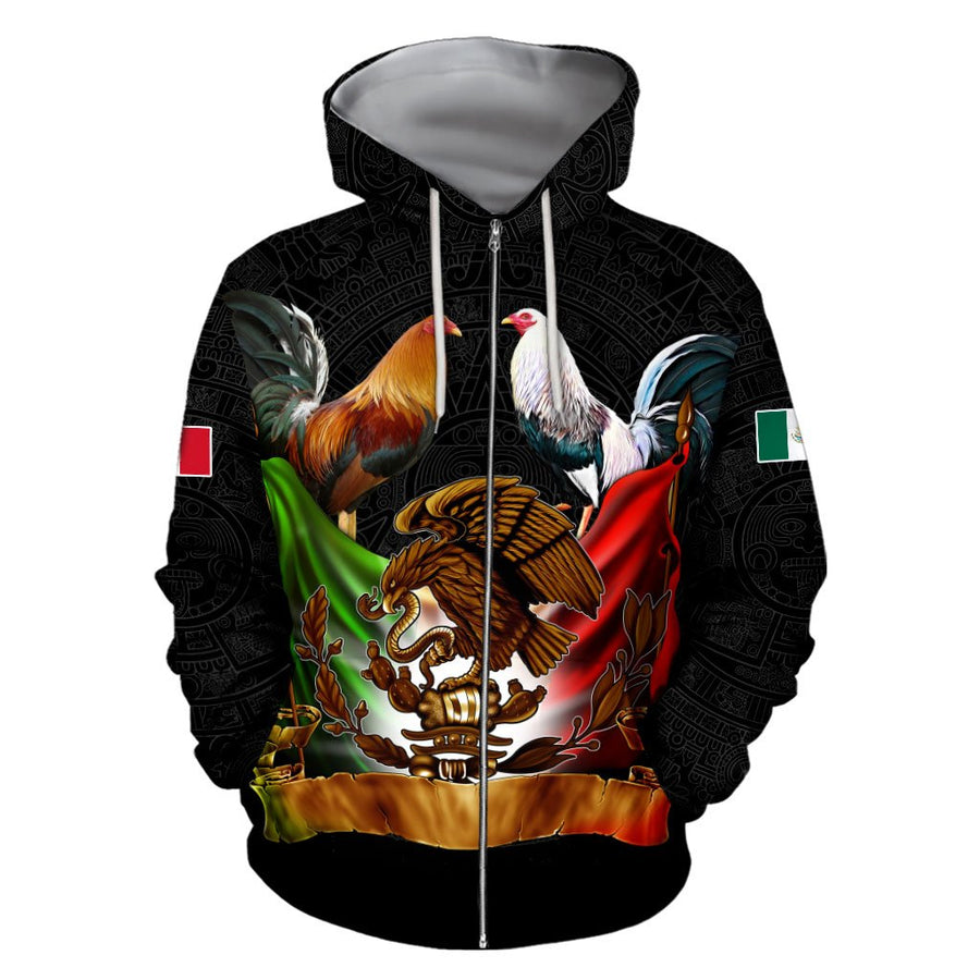 Mexico Rooster 3D All Over Printed Unisex Shirts