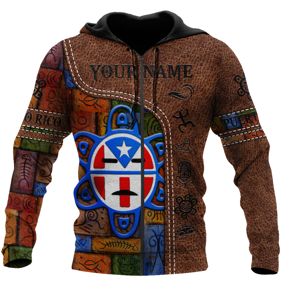 Customize Name Puerto Rico Hoodie For Men And Women