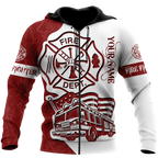 Customize Name Firefighter Hoodie For Men And Women MH08032108