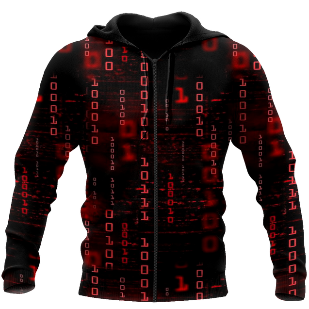 Cyber Language 3D All Over Printed Unisex Shirts