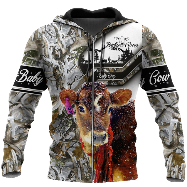 Cow 3d hoodie shirt for men and women DD11182003