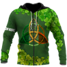 Premium Unisex Hoodie Custom Name Irish St.Patrick Celtic Knot ML