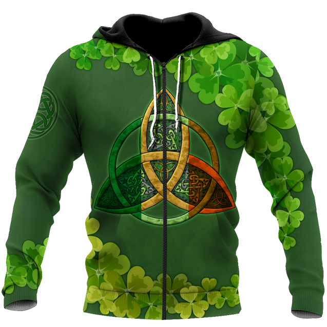 Premium Unisex Hoodie Irish St.Patrick Celtic Knot ML