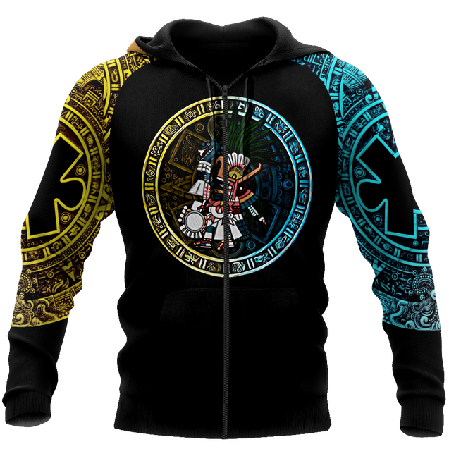 Gods of Mesoamerica - Huitzilopochtli Aztec Mexican 3D All Over Printed Unisex Shirts