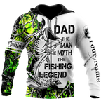 Custom name Dad Bass fishing Tattoo 3D print shirts
