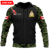 Personalized Name XT Canadian Army Pullover 3D All Over Printed Shirts PD15032104