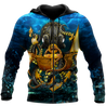 Premium Unisex Hoodie Kraken Octopus King of The Seven Seas V ML