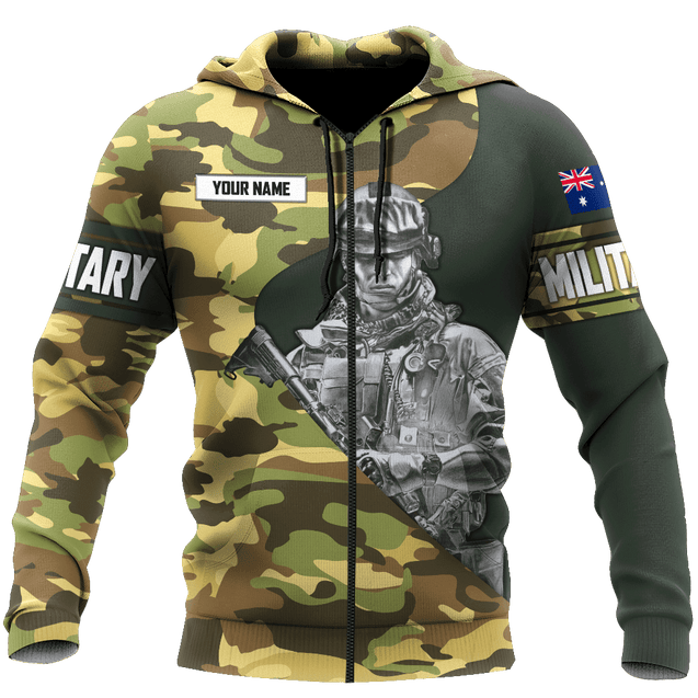 Personalized Australian Army Anzac Day 3D Printed Unisex Shirts TN