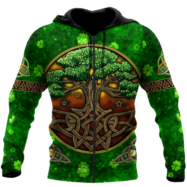 Premium Tree Of Life Irish Saint Patrick's Day 3D Printed Unisex Shirts TN